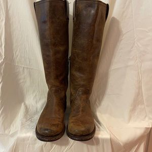 Frye tall leather boots